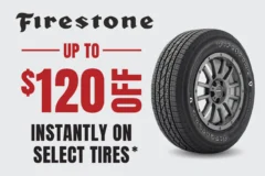 SELECT SET OF FIRESTONE TIRES
